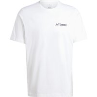 adidas Terrex TERREX Graphic Outdoorshirt Herren 001A - white S von adidas Terrex