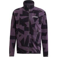 adidas Terrex TERREX Multi Printed Fleecejacke Herren AF4N - aurbla/black S von adidas Terrex