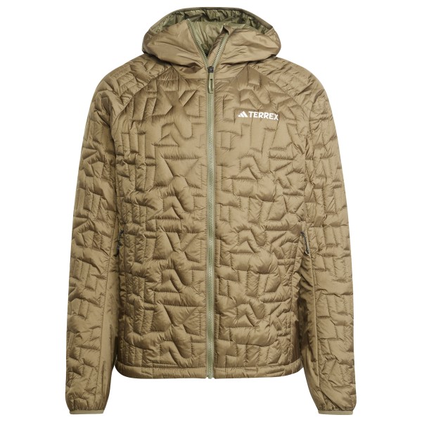 adidas Terrex - Terrex Xperior PL Loose Fill Insul. Hooded - Kunstfaserjacke Gr XL beige von adidas Terrex