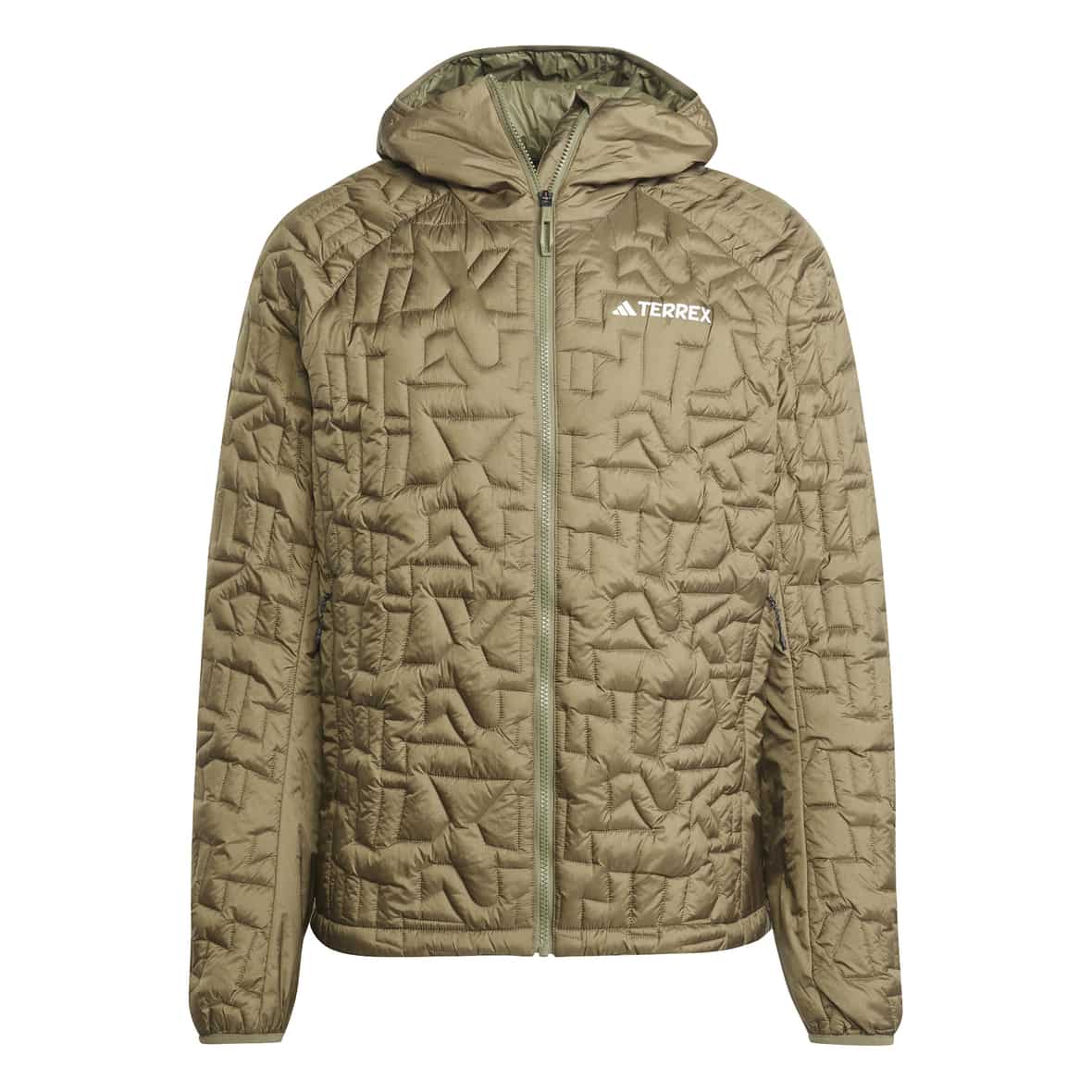 adidas Terrex Xperior Loose Fill Hooded Jacke V Herren (Schlamm M) Langlaufjacken von adidas Terrex