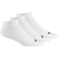 3er Pack adidas Thin Linear Low-Cut Socken 000 - white/black 34-36 von adidas performance