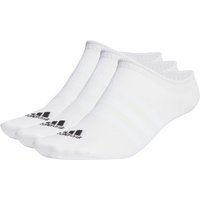 3er Pack adidas Thin and Light No-Show Socken 001A - white/black 37-39 von adidas performance