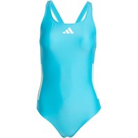 adidas 3-Streifen C-Back Badeanzug Damen JP0137 - lucid cyan/white 38 von adidas performance