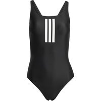 adidas 3-Streifen V-Back Badeanzug Damen JE1921 - black/white 40 von adidas performance