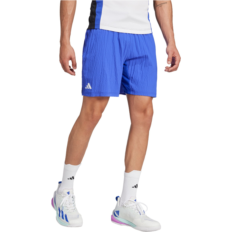 adidas Performance 7" Seersucker Pro Tennisshorts Herren AETB - lucblu L von adidas performance