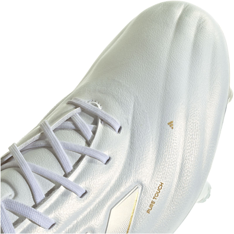 adidas Copa Pure 2 Elite FG Firm-Ground Fußballschuhe Herren IG8710 - cloud white/cloud white/gold met. 45 1/3 von adidas performance