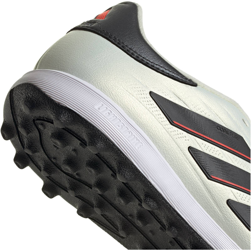 adidas Copa Pure II League TF Multinocken-Fußballschuhe Herren IE4986 - ivory/core black/solar red 44 von adidas performance