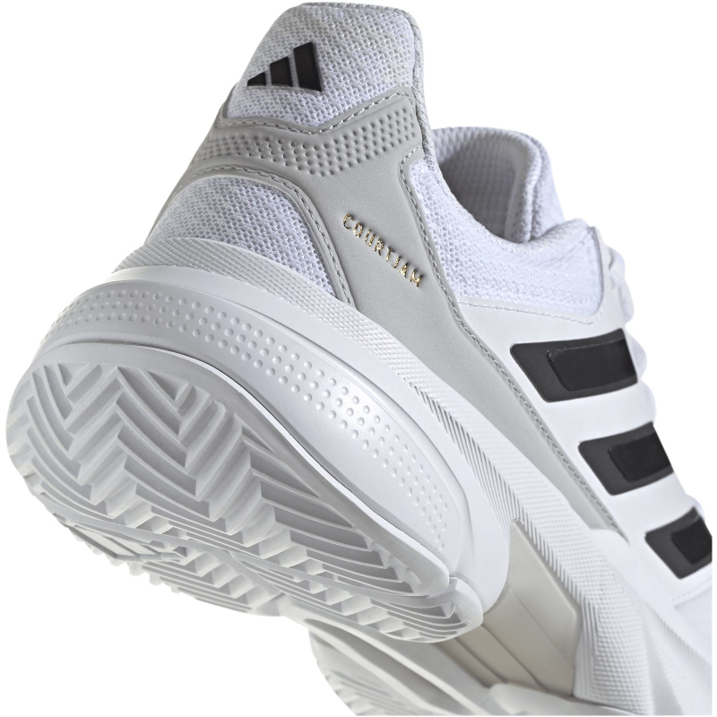 adidas Courtjam Control 3 Tennisschuhe Herren IF7888 - cloud white/core black/grey two 44 von adidas performance