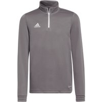 adidas Entrada 22 1/4-Zip Trainings-Top Kinder H57549 - team grey four 116 von adidas performance