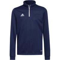 adidas Entrada 22 1/4-Zip Trainings-Top Kinder H57484 - team navy blue 2 116 von adidas performance