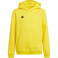 adidas Entrada 22 Hoodie Kinder ADF7 - tmyell/black 140 von adidas performance