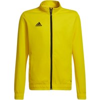 adidas Entrada 22 Trainingsjacke Kinder HI2139 - team yellow/black 164 von adidas performance