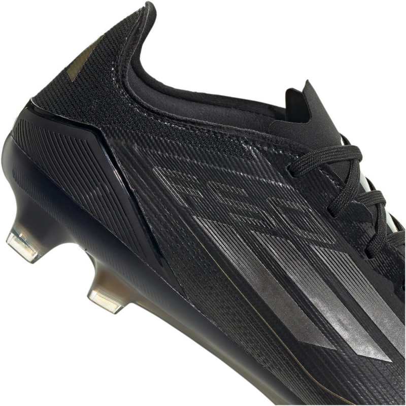 adidas F50 Pro FG Fußballschuhe Herren IE0599 - core black/iron met./gold met. 44 2/3 von adidas performance