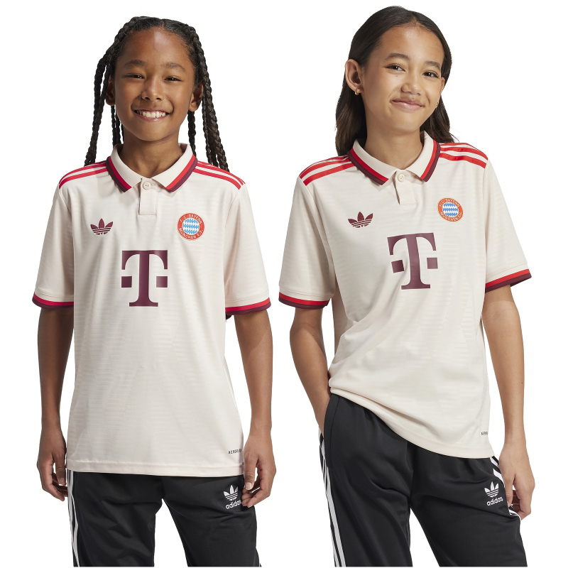 adidas Originals FC Bayern München Ausweichtrikot 2024/25 Kinder IT2259 - linen 164 von adidas Originals