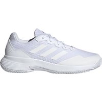 adidas Gamecourt 2.0 Tennisschuhe Herren 01F7 - ftwwht/ftwwht/msilve 40 von adidas performance