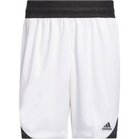 adidas Icon Squad Basketballshorts Herren 001A - white/black M von adidas performance