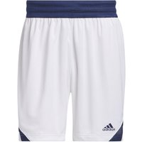 adidas Icon Squad Basketballshorts Herren 001A - white/navblu M von adidas performance