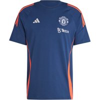 adidas Manchester United Tiro 24 T-Shirt 2024/25 Herren IT2023 - night indigo/bright red L von adidas performance