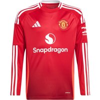 adidas Manchester United langarm Heimtrikot 2024/25 Kinder A91J - mufred 164 von adidas performance