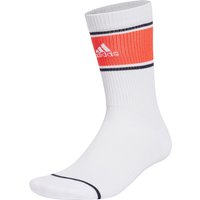 adidas Performance Cushioned Sportswear Logo Graphic Crew Socken Herren 001A - white/brired/legink 37-39 von adidas performance