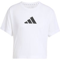 adidas Performance Train Essentials Big Logo Performance Trainingsshirt Damen 001A - white XS von adidas performance