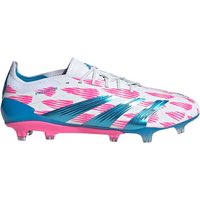 adidas Predator Elite FG Firm-Ground Fußballschuhe Herren 01F7 - ftwwht/solblu/sopink 46 von adidas performance