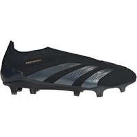 adidas Predator Elite Laceless FG Fußballschuhe Herren IF8860 - core black/carbon/gold met. 42 2/3 von adidas performance