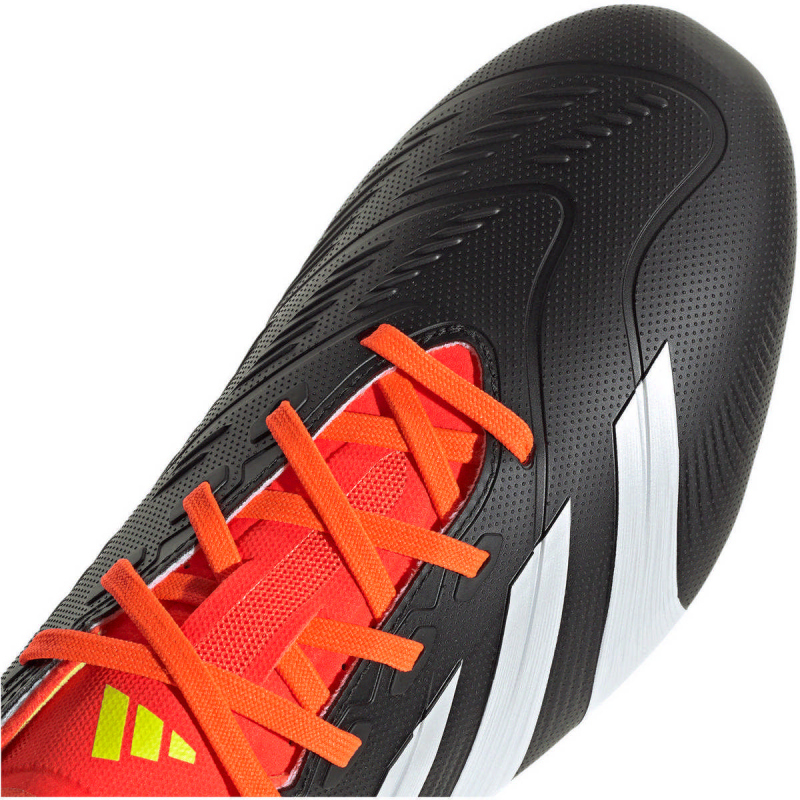 adidas Predator League FG Fußballschuhe Herren IG7762 - core black/cloud white/solar red 40 2/3 von adidas performance