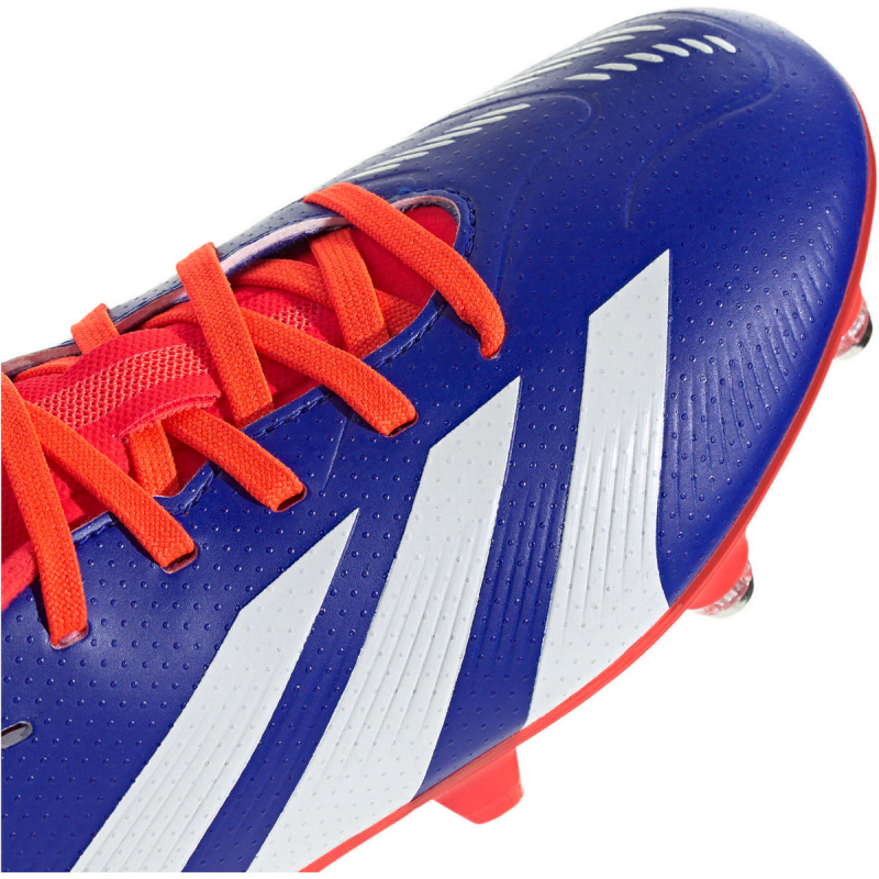 adidas Predator League SG Stollen-Fußballschuhe Kinder IF6365 - lucid blue/cloud white/solar red 36 von adidas performance