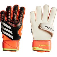 adidas Predator Match Torwarthandschuhe mit Fingersave Herren IQ4037 - black/solar red/solar yellow 8 von adidas performance