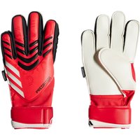 adidas Predator Match Torwarthandschuhe mit Fingersave Kinder JH3809 - pure ruby/lucid red/black 39 1/3 von adidas performance