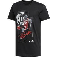 adidas Rose Geek Up Freizeit T-Shirt Herren FM4773 - black L adidas Rose Geek Up Freizeit T-Shirt Herren FM4773 - black L von adidas performance