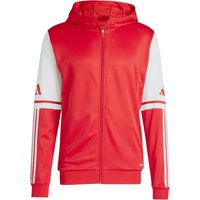 adidas Squadra 25 Kapuzenjacke Herren JD2990 - team power red 2/white L von adidas performance