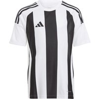 adidas Striped 24 Fußballtrikot Kinder IW2141 - white/black 128 von adidas performance