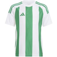 adidas Striped 24 Fußballtrikot Kinder IW2138 - white/team green 164 von adidas performance