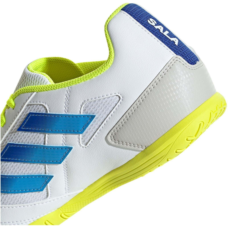 adidas Super Sala II IN Hallen-Fußballschuhe Herren IF6907 - cloud white/team royal blue/team solar yellow 2 42 2/3 von adidas performance