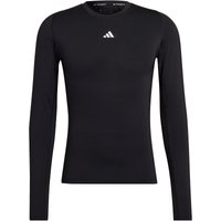 adidas Techfit Training Sweatshirt Herren 095A - black M von adidas performance