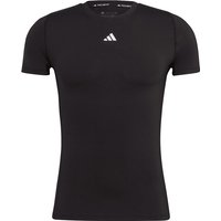 adidas Techfit Training T-Shirt Herren 095A - black L von adidas performance