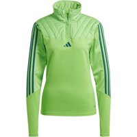 adidas Tiro 23 Club Winterized 1/4-Zip Sweatshirt Damen IL3179 - semi lucid lime/arctic night S von adidas performance