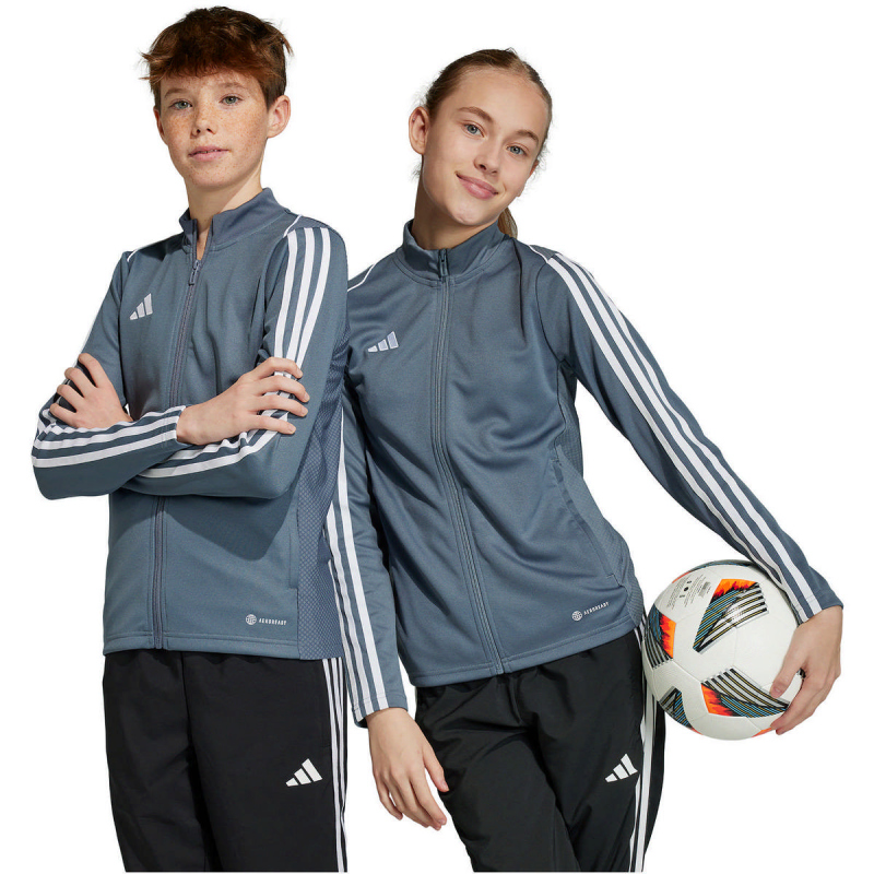 adidas Tiro 23 League Trainingsjacke Kinder HS3523 - team onix 116 von adidas performance