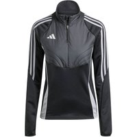 adidas Tiro 24 Winterized 1/4-Zip Trainingsoberteil Damen 095A - black/lightonix XS von adidas performance