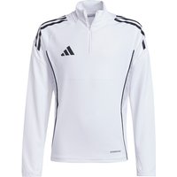 adidas Tiro 25 Competition 1/4-Zip Sweatshirt Kinder JI7512 - white 116 von adidas performance