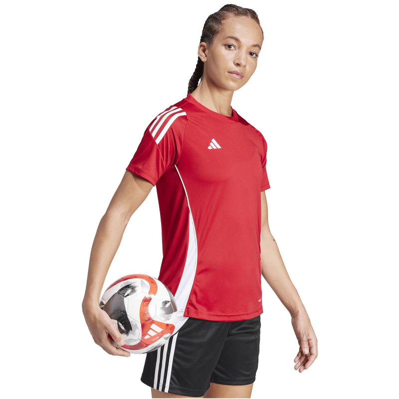 adidas Tiro24 Fußballtrikot Damen IS1023 - team power red 2/white XL von adidas performance