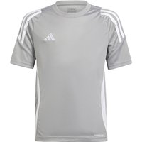 adidas Tiro 24 Fußballtrikot Kinder IS1031 - team mid grey/white 164 von adidas performance