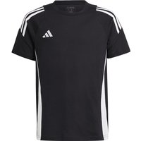 adidas Tiro24 Sweat Fußball-Trainingsshirt Kinder 095A - black/white 164 von adidas performance