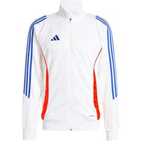 adidas Tiro24 Trainingsjacke Herren 001A - white/apsord/lucblu S von adidas performance