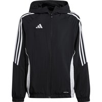 adidas Tiro24 Windbreaker Kinder 095A - black/white 152 von adidas performance