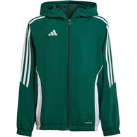 adidas Tiro24 Windbreaker Kinder AD8T - drkgrn/white 140 von adidas performance