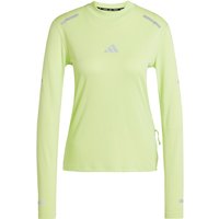 adidas Ultimate Running Reflective langarm Laufshirt Damen JP3819 - pulse lime L von adidas performance