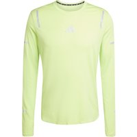 adidas Ultimate Running Reflective langarm Laufshirt Herren JP3816 - pulse lime L von adidas performance